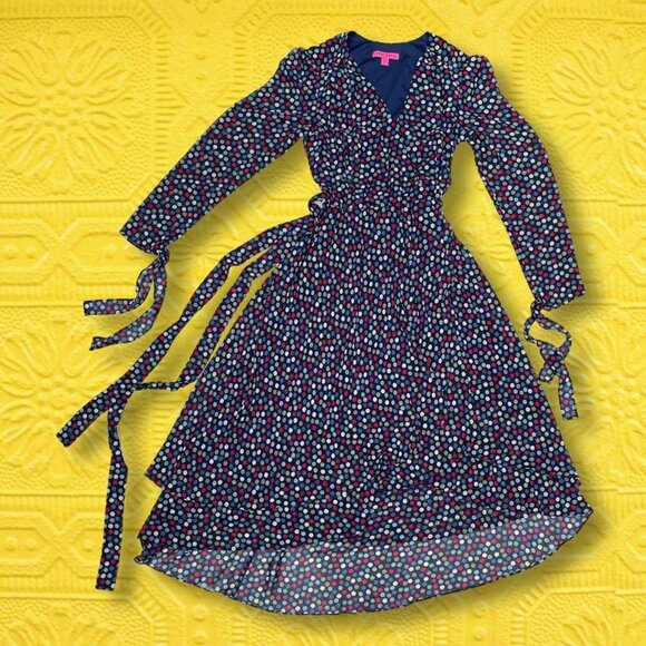 Betsey Johnson Wrap Dress - Picture 1 of 7